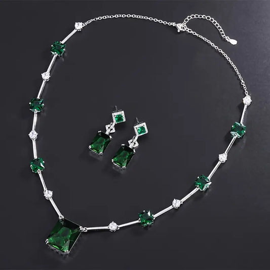 Daphira Verelune Jewelry Set | White Gold