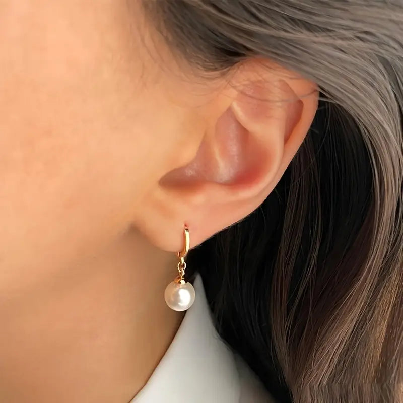 Golden Grace Pearl Jewelry Set