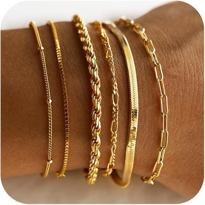 Isabella Vernetta bracelet set | Gold 16k
