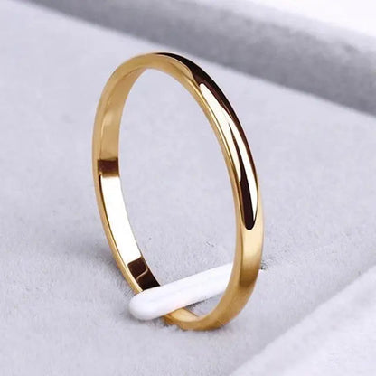 Simple ring made of gold and silver  | Gold 18k