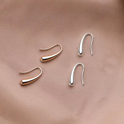 Vintage drop earrings made of gold & silver | Gold 18k
