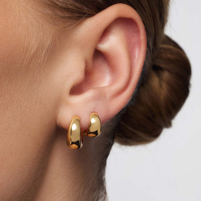 Rue Hoops | Gold 18k