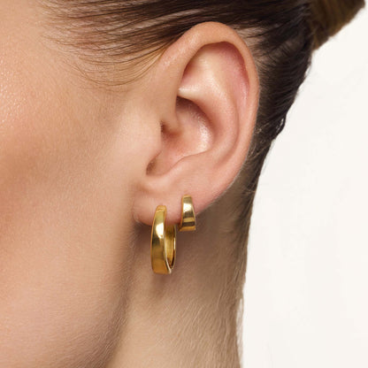 Gia Hoops | Gold 18k
