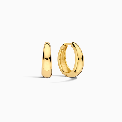 Rue Statement Hoops | Gold 18k