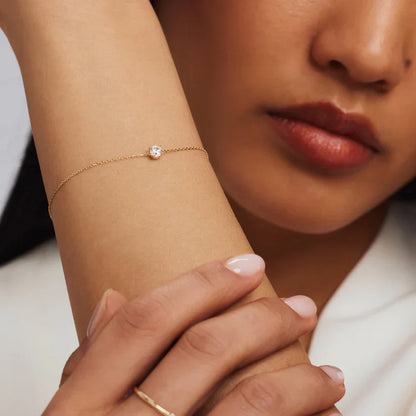 Cléa Moissanite Stone Bracelet