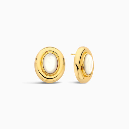 Giselle Pearl Earrings | White Gold
