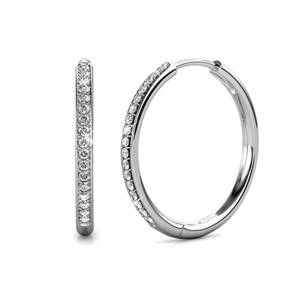 Sorel Pave Earrings | Gold 14k