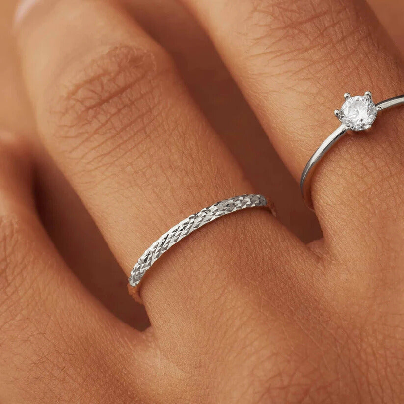 Ameline Trellis Ring | White Gold
