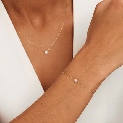 Cléa Moissanite Stone Set | Gold 14k