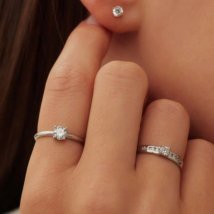 Mira Castelle Ring | White Gold