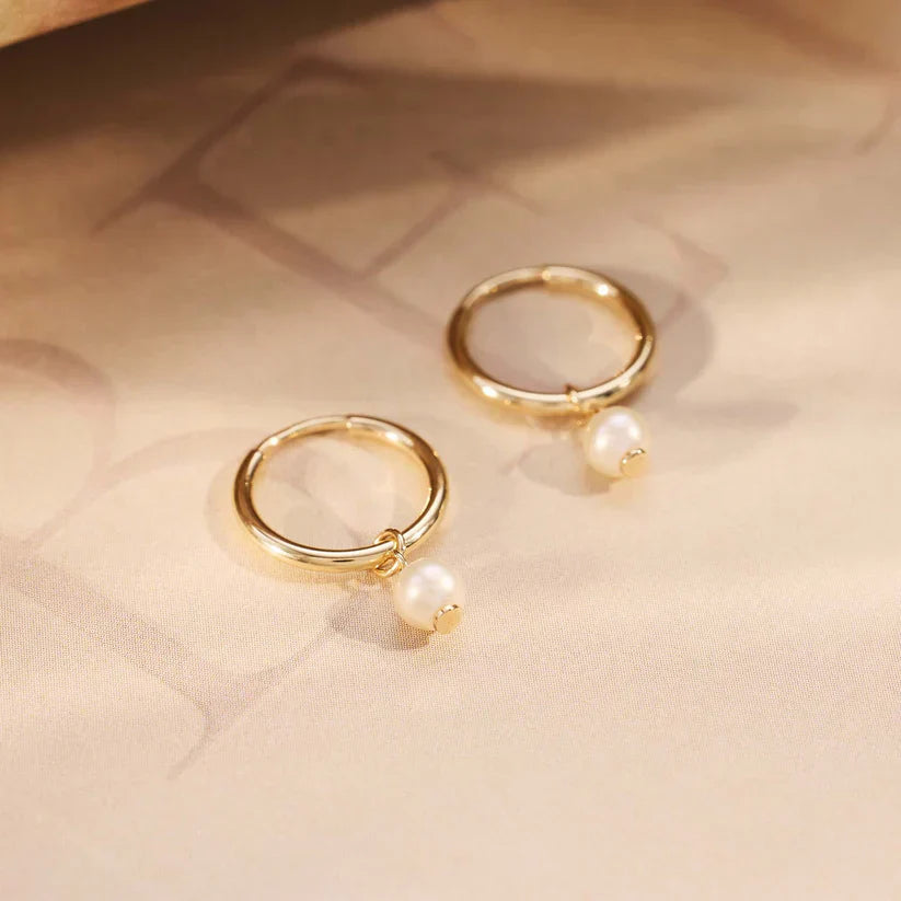 Delia Crest Earrings | Gold 14k