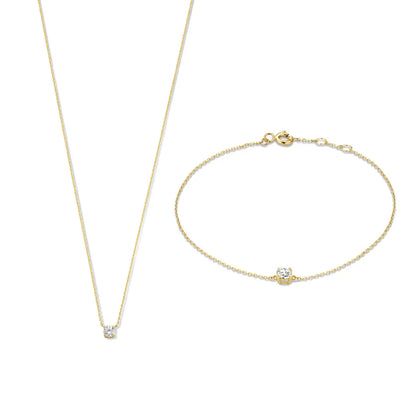 Cléa Moissanite Stone Set | Gold 14k