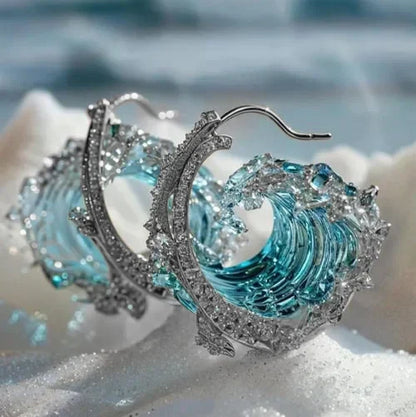Azure Pledge Earrings | Gold