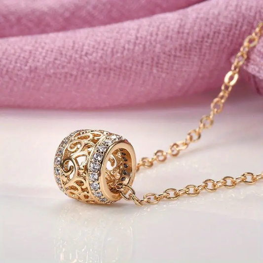 Elegant Bright Golden Necklace | Gold 18k
