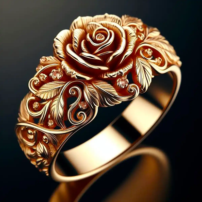 Golden Flower Ring  | Gold 16k