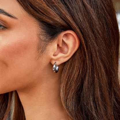 Audrey Gold Hoop Earrings
