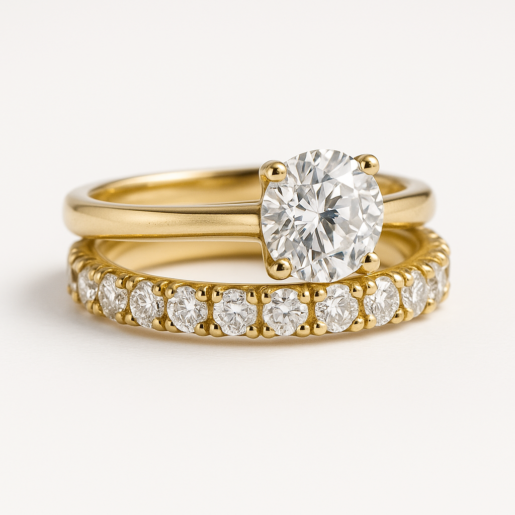 Savaya ring set | Gold 18k